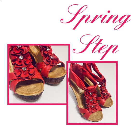 Patrizia by Spring Step Wedge Scandal Sz 37 - Picture 3 of 8